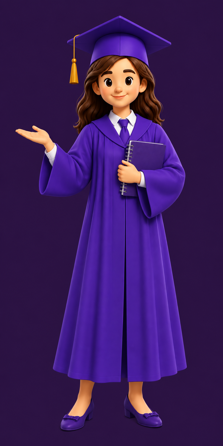 We Alif’s female graduation mascot