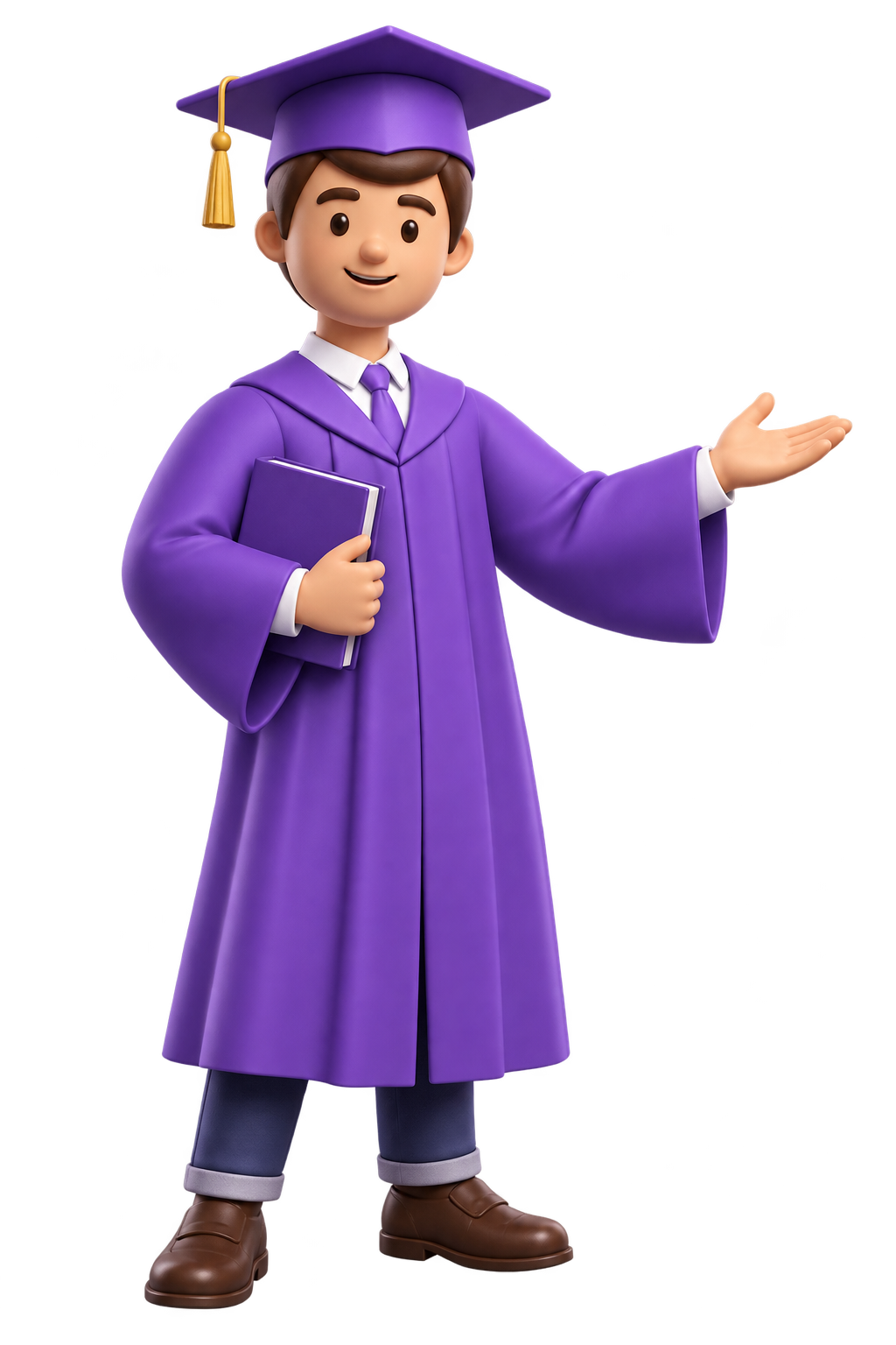 We Alif’s male graduation mascot